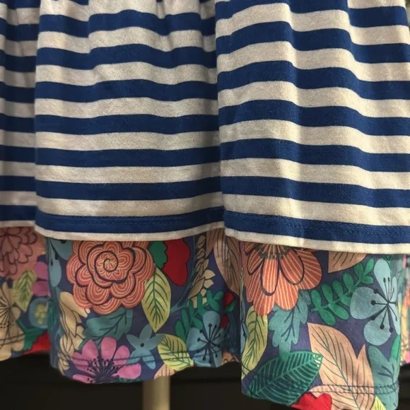 Matilda Jane Blue and White Boxy Short Sleeve Tee - Picture 4 of 5